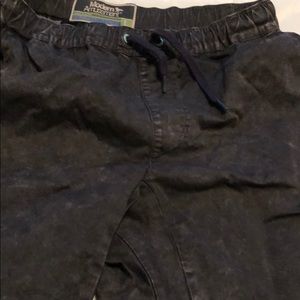 Modern amusement cut off shorts. Size L